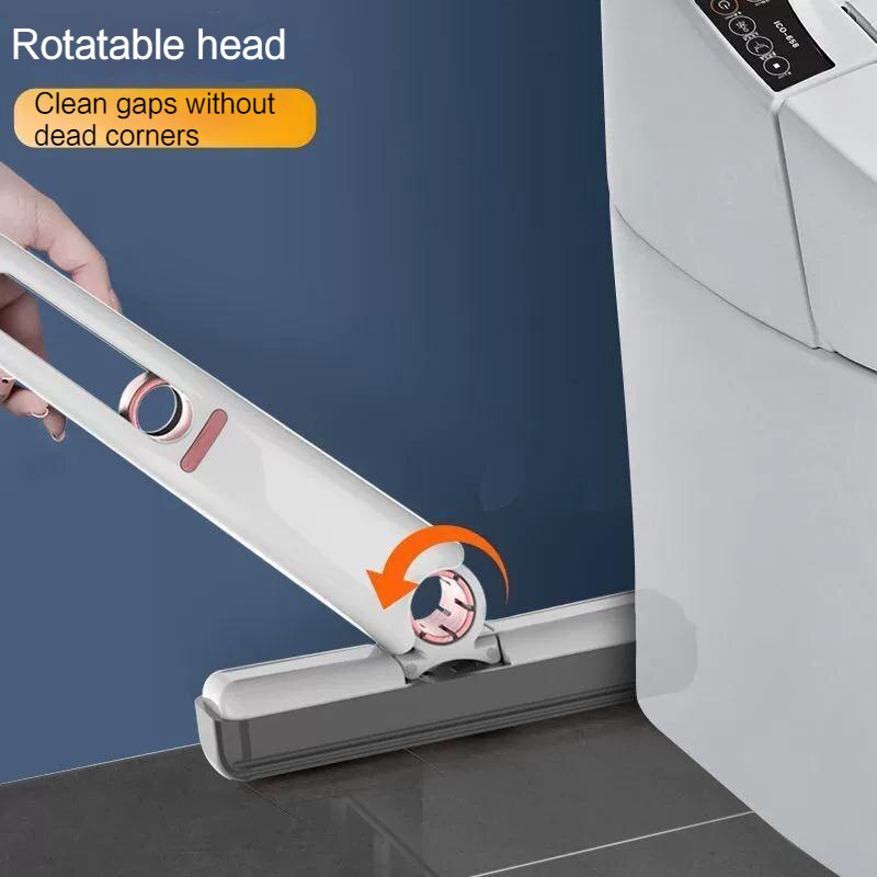 Cây Lau Nhà Mini Cầm Tay Tự  Vắt Mini, Chổi Lau Mini Lau Phòng Tắm, Bàn Ăn,Lau Kính, Xe Hơi Bóp Tay Tiện Dụng
