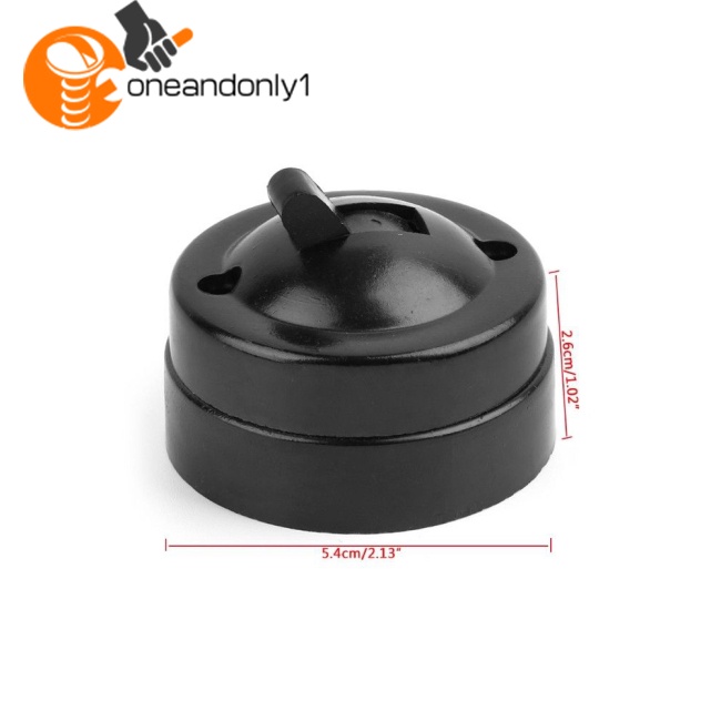 [COD] Công Tắc Đèn Gắn Tường Một Nút Tròn Cổ Điển Thời Trang