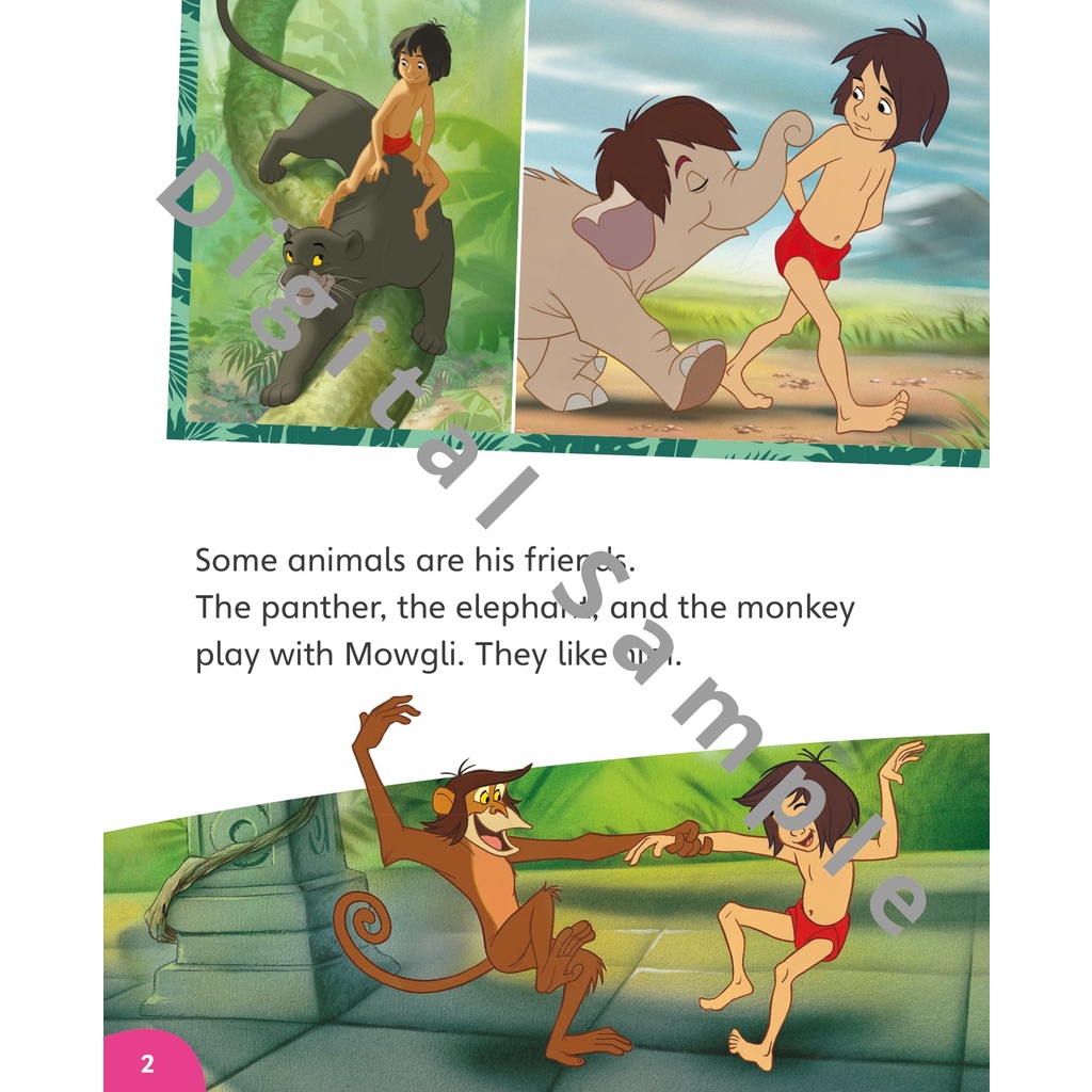 Disney Kids Readers Level 2: Mowgli Meets Baloo
