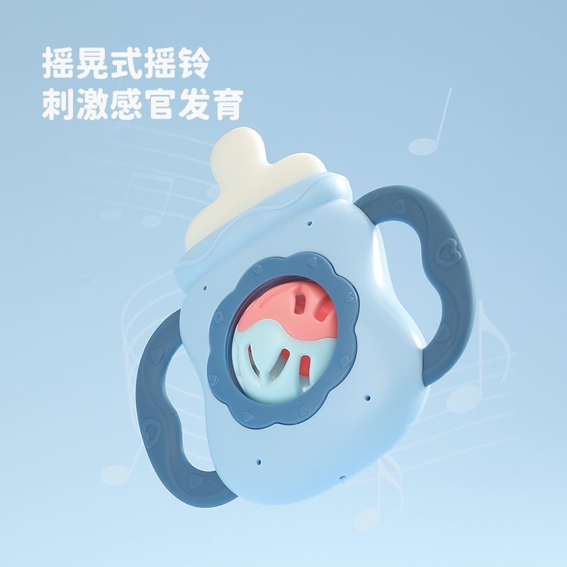 Set 6-11 Đồ Chơi Lục Lạc Bằng Cao Su Mềm Treo Nôi Em Bé Sơ Sinh Mọc Răng