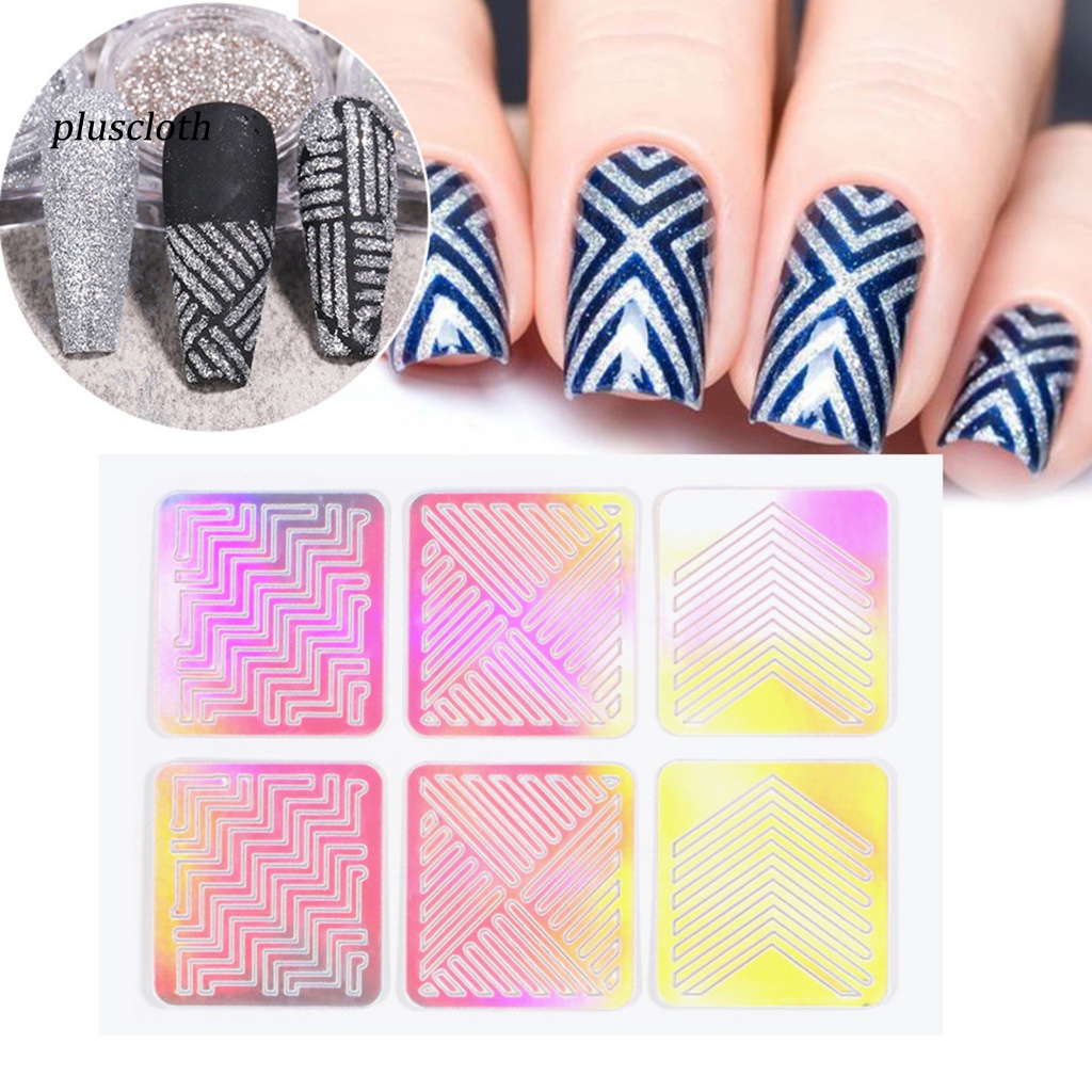 Set 24 Khuôn Tạo Họa Tiết Trang Trí Móng Tay Nghệ Thuật