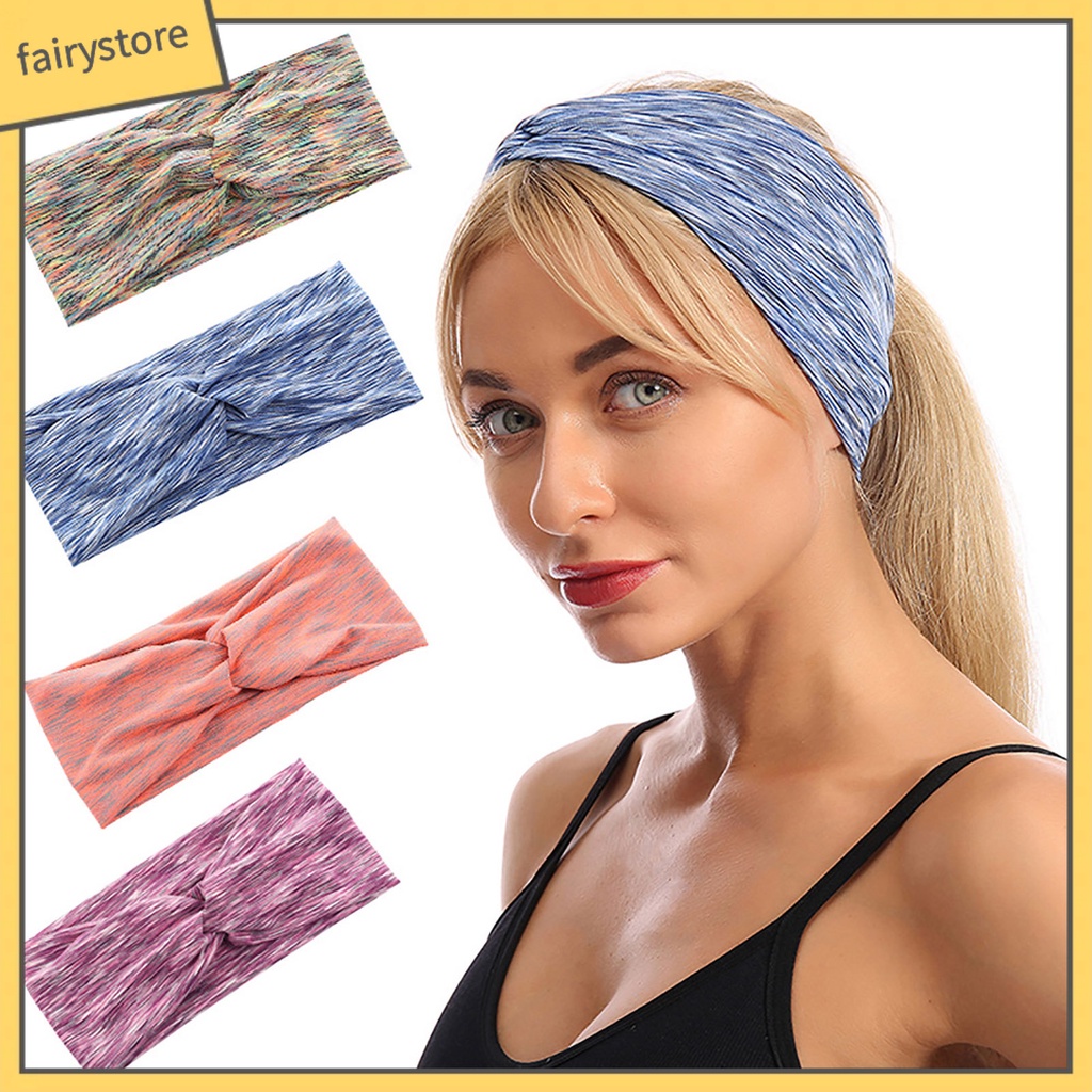 Băng Đô Lụa Sữa Chống Mồ Hôi Cho Nữ Tập Yoga