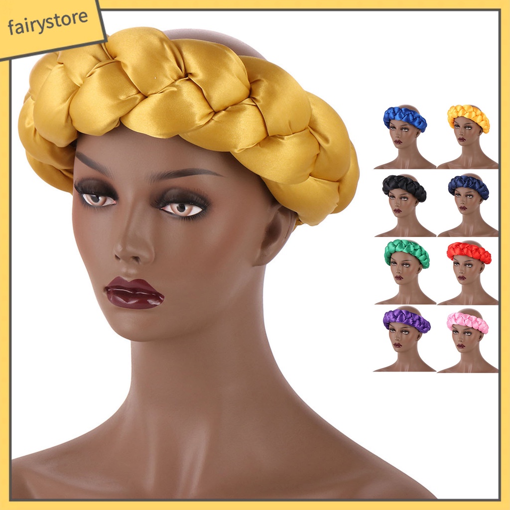 Băng Đô Cài Tóc Dày Dặn Màu Trơn Dùng Rửa Mặt Cho Nữ