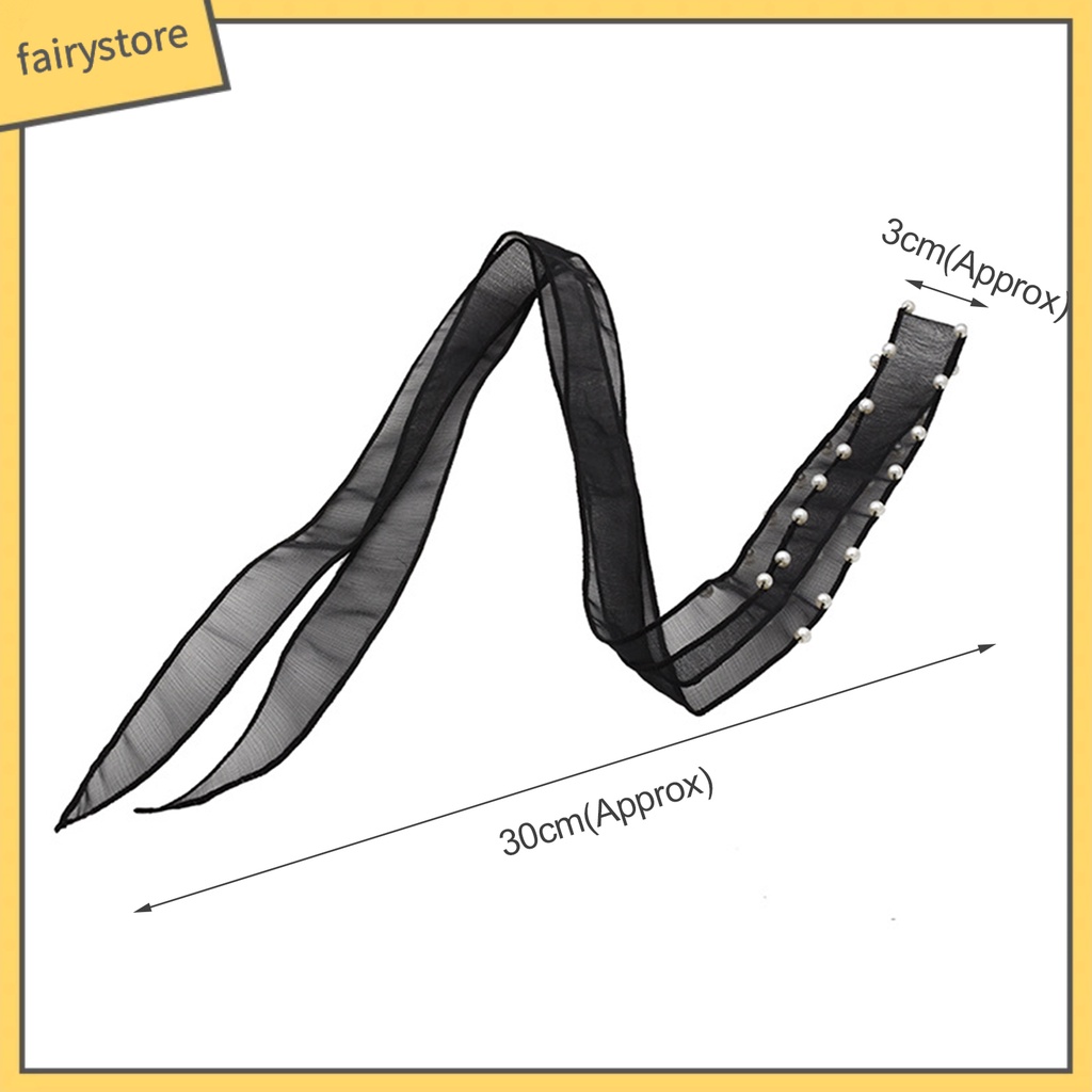 Băng Đô Cài Tóc Phối Lưới Phong Cách Pháp Thời Trang Xinh Xắn Cho Nữ