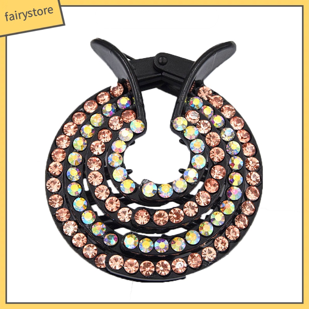 Kẹp Tóc Đính Đá Lấp Lánh Thời Trang Cho Nữ Giá Đỡ