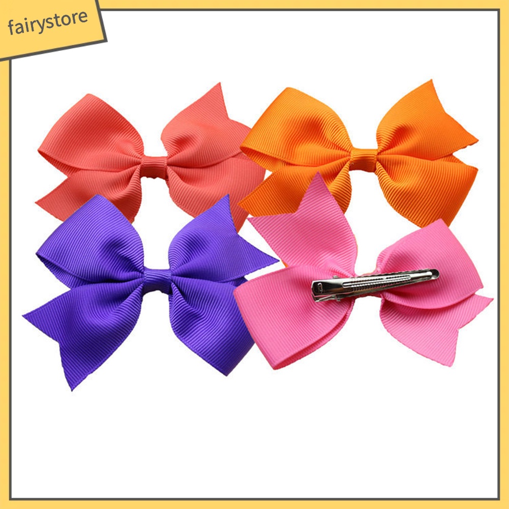 Set 10 KẹP TóC HìNh Nơ NhiềU MàU ThờI Trang Cho Nữ