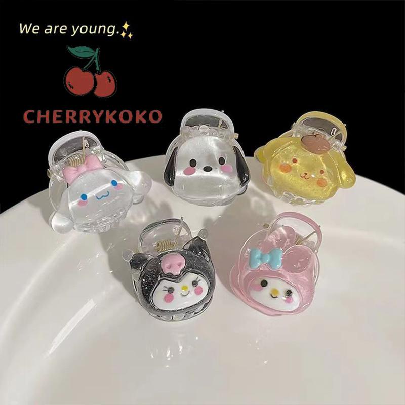 🍒🍒CHERRYKOKO Kẹp Tóc Mini Bằng Acrylic HìNh Chú CúN Dễ Thương ThờI Trang Cho Nữ