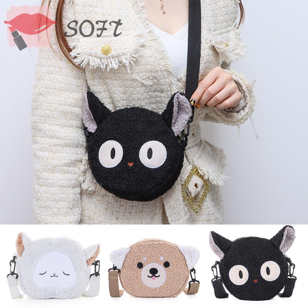 Túi Xách Phối Lông Phong Cách Nhật Bản Dễ Thương Thời Trang