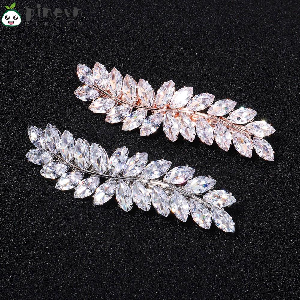 Kẹp Tóc Hình Chiếc Lá Bằng Hợp Kim Sang Trọng