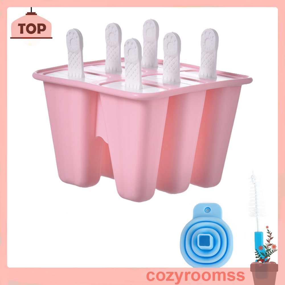 Khuôn Silicone Làm Kem Que DIY Tiện Dụng