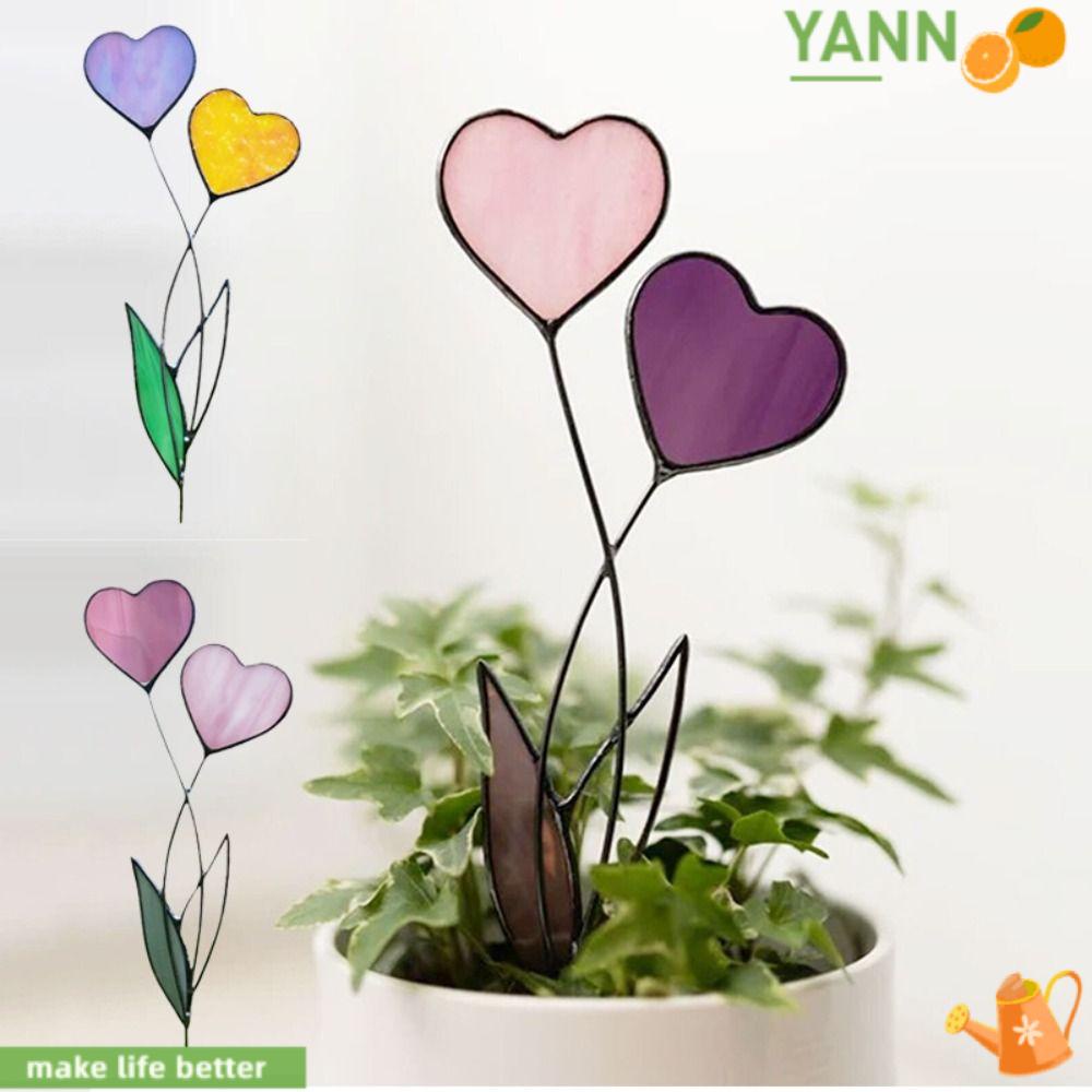 Phụ Kiện Trang Trí Vườn / Ngày Valentine Hình Trái Tim Nghệ Thuật Bằng Acrylic 1