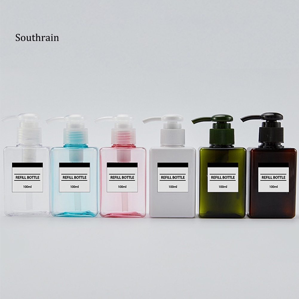 Bình Đựng Dầu Gội / Sữa Tắm Dạng Nhấn 100 / 150 / 250 / 280 / 450ml Tiện Dụng