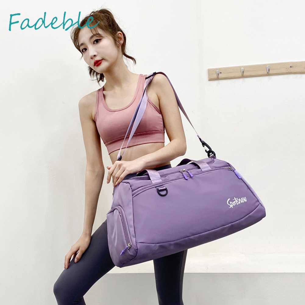 Túi Đựng Đồ Tập Thể Thao Sức Chứa Lớn Chia Ngăn Khô / Ướt Tiện Dụng Cho Nam Và