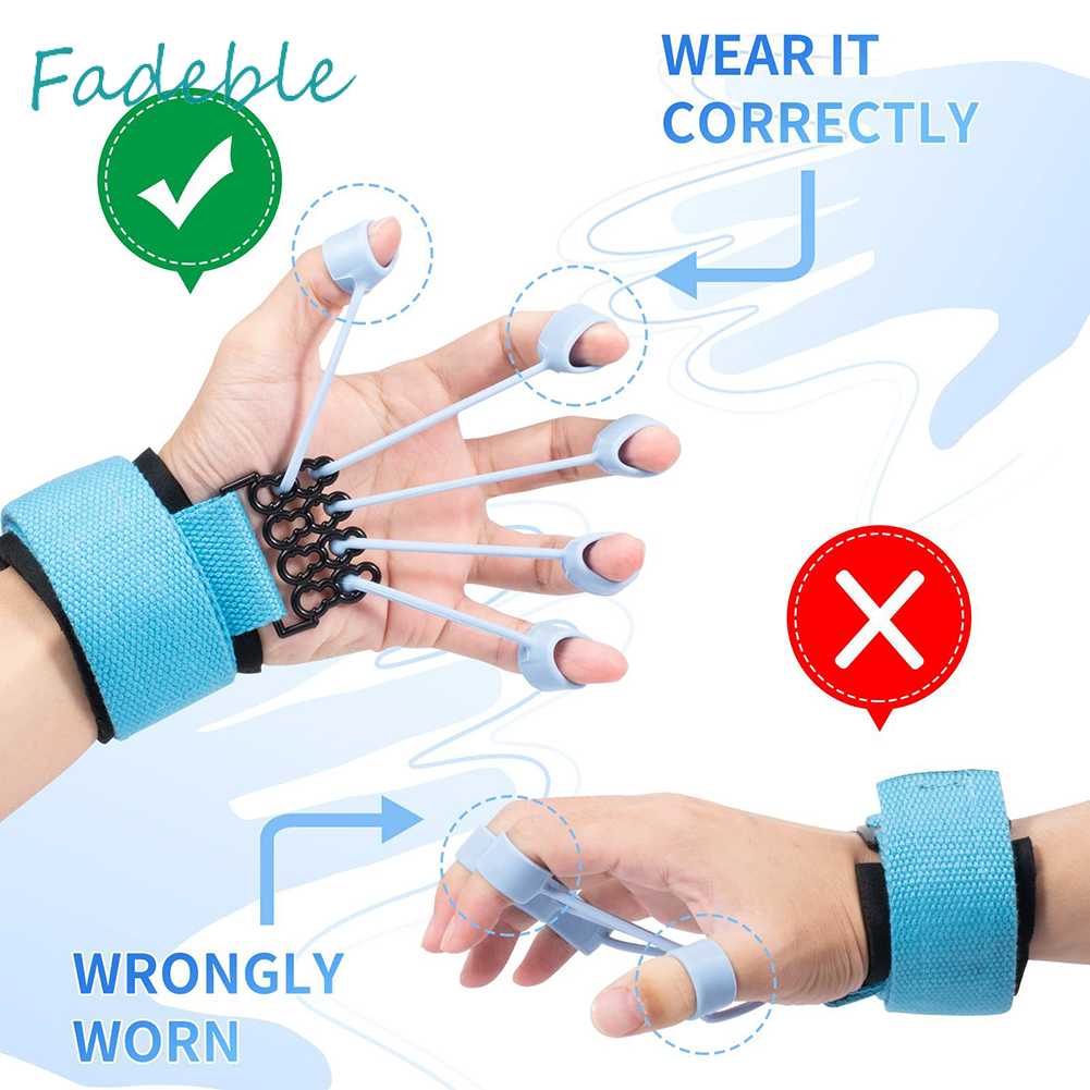 Dụng Cụ Nới Rộng Ngón Tay 5 Ngón Bằng Silicone Di Động Hỗ Trợ Luyện Tập Gym