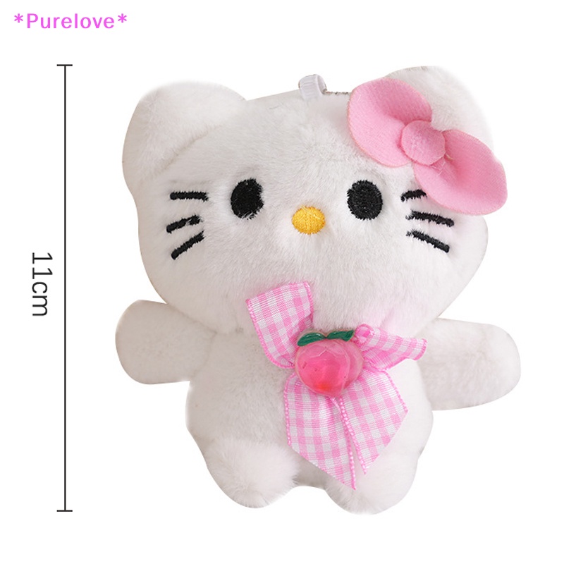 Thú Nhồi Bông Hình Sanrio Hello Kitty Kuromi My Melody Cinnamoroll Đáng Yêu Trang Trí Túi Xách Mới