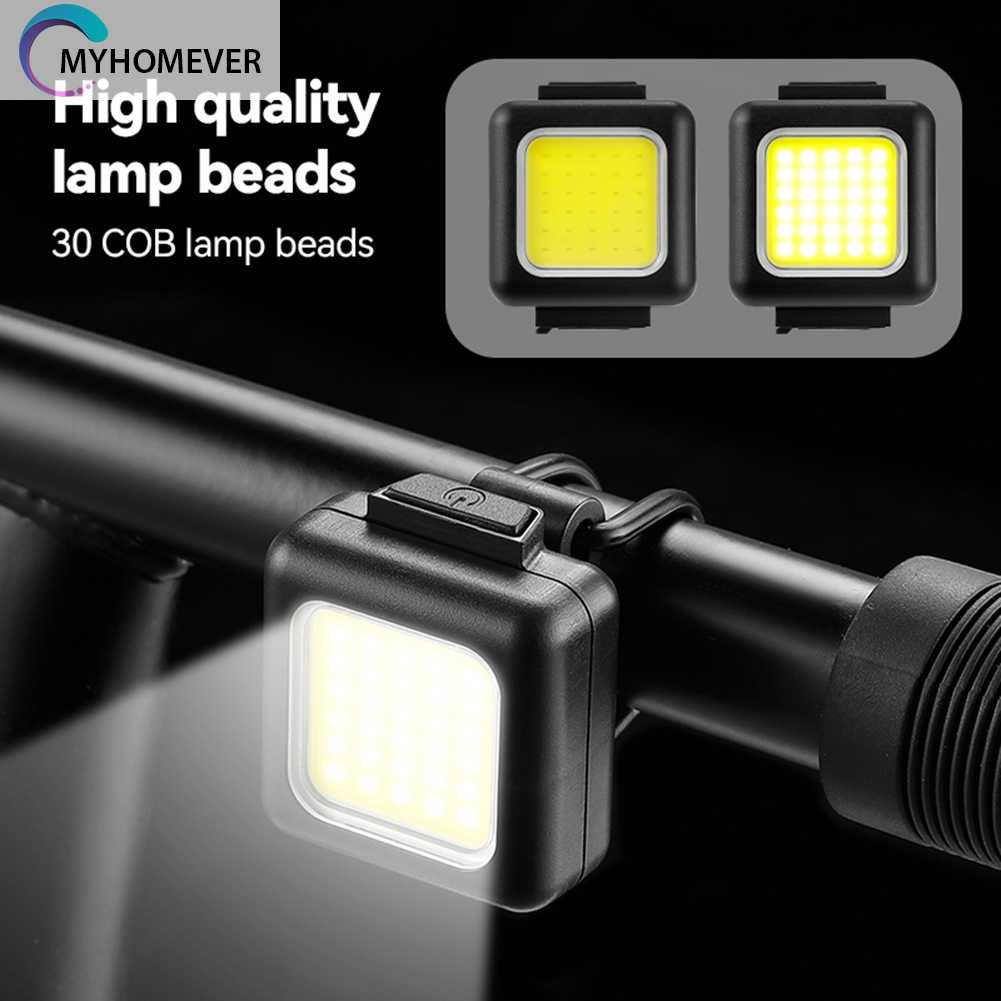 Đèn LED COB Chống Nước 130LM / 80LM 150mAh Cổng Sạc USB Loại C Cho Xe Đạp