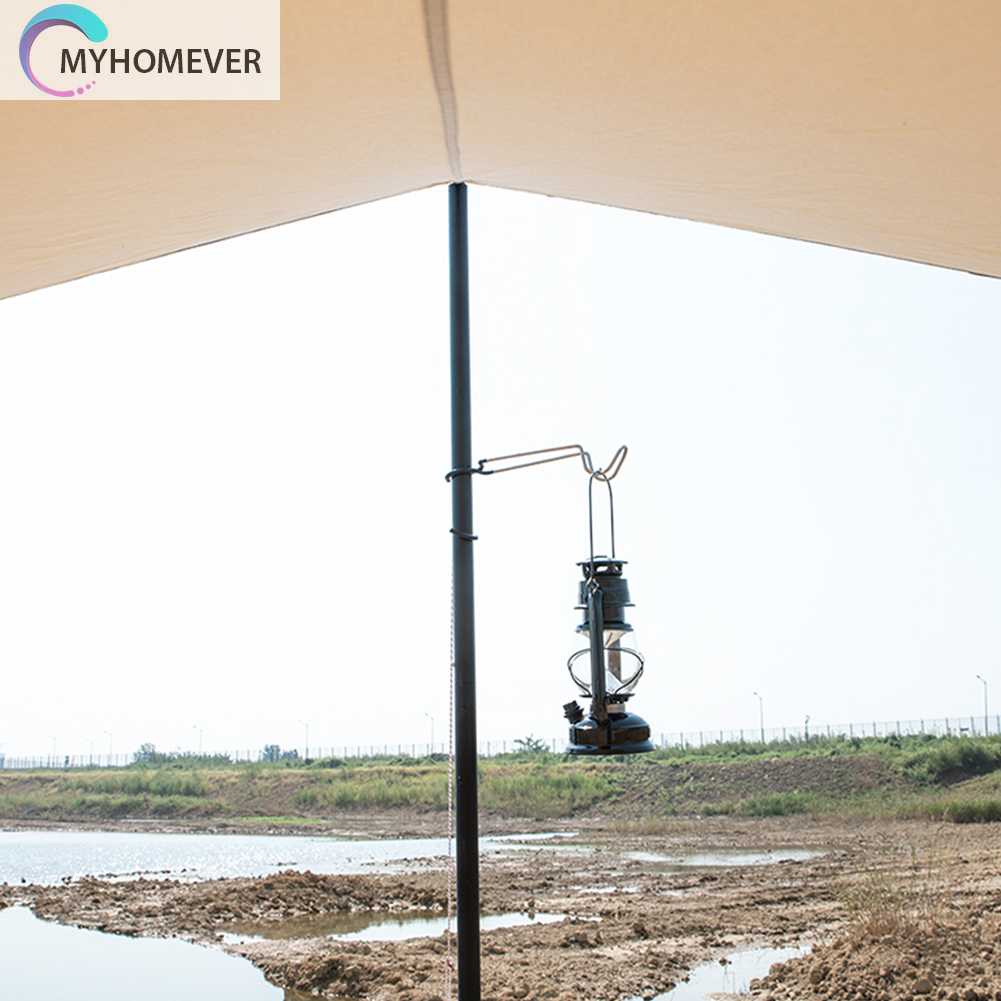 Móc Treo Đèn Cắm Trại Bằng Hợp Kim Nhôm Màu Đen