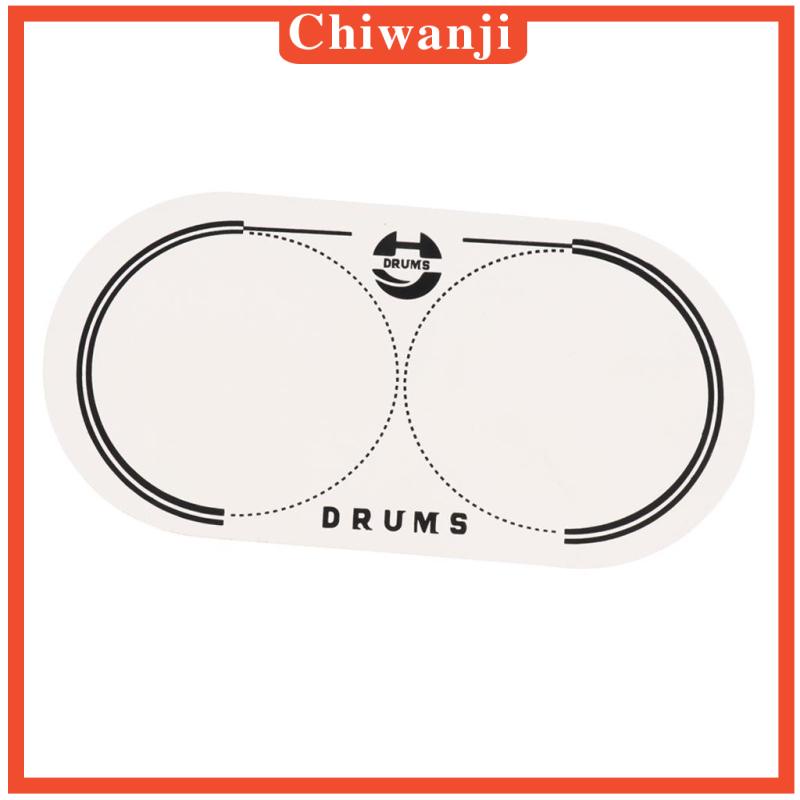 Miếng Vá Trống Bass Đôi Màu Trắng Chuyên Dụng Chất Lượng Cao