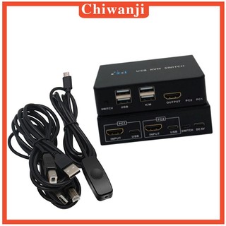 Bộ Chia 2 Cổng USB KVM Kèm 2 Cổng USB 2.0 2 PC