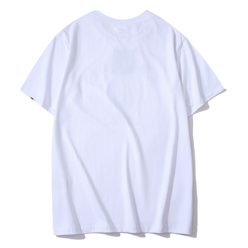 Áo Thun Cotton Tay Ngắn In Chữ Ape Đầu Hổ Họa Tiết Rằn Ri Thời Trang Xuân Hè Mới Nhất