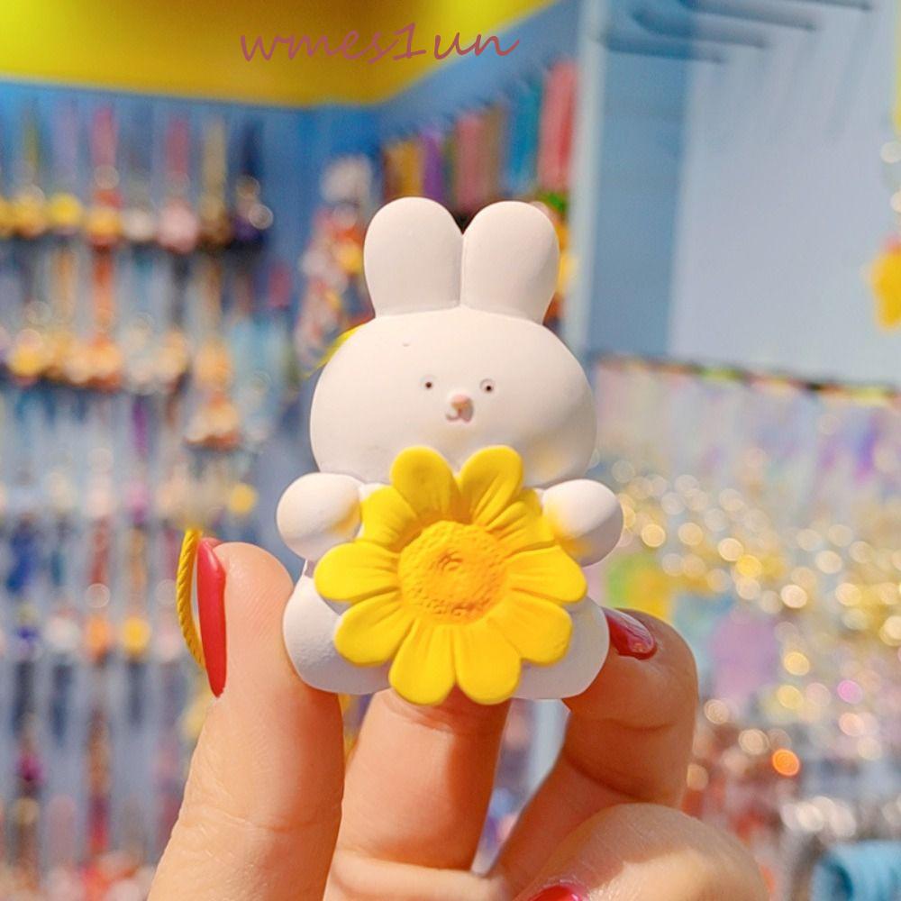 Móc Chìa Khóa Hình Thú Nhồi Bông WMES15H Dễ Thương