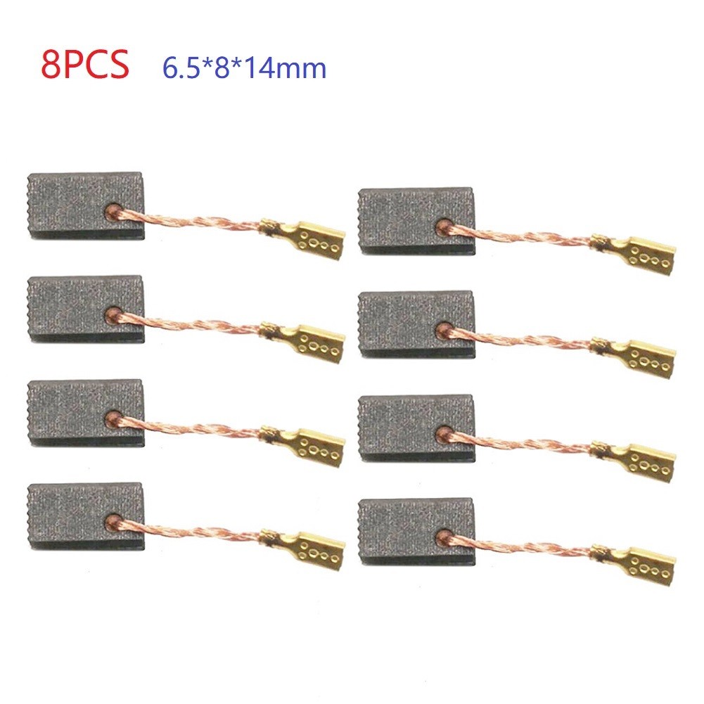 Set 8 Chổi Than 6.5X8X14Mm Cho Máy Mài Góc Bosch GWS 7-100 7-125 AU