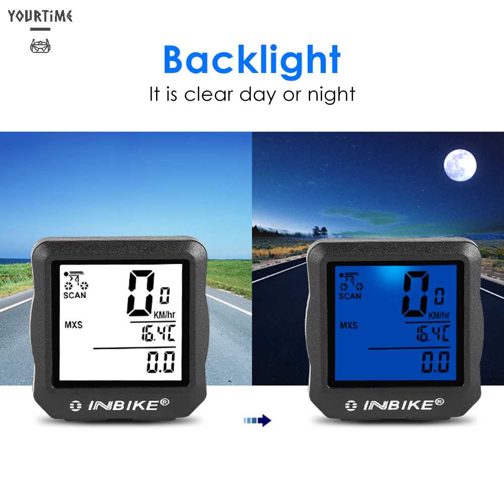 Đồng Hồ Đo Tốc Độ Có Dây Cho Xe Đạp Leo Núi