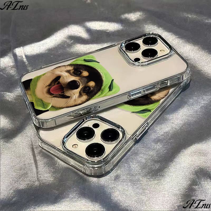 ✅Ốp Điện Thoại Dẻo Họa Tiết Chú Chó Dễ Thương Chống Sốc Cho iPhone12max 7813 11 14pro 56OQ