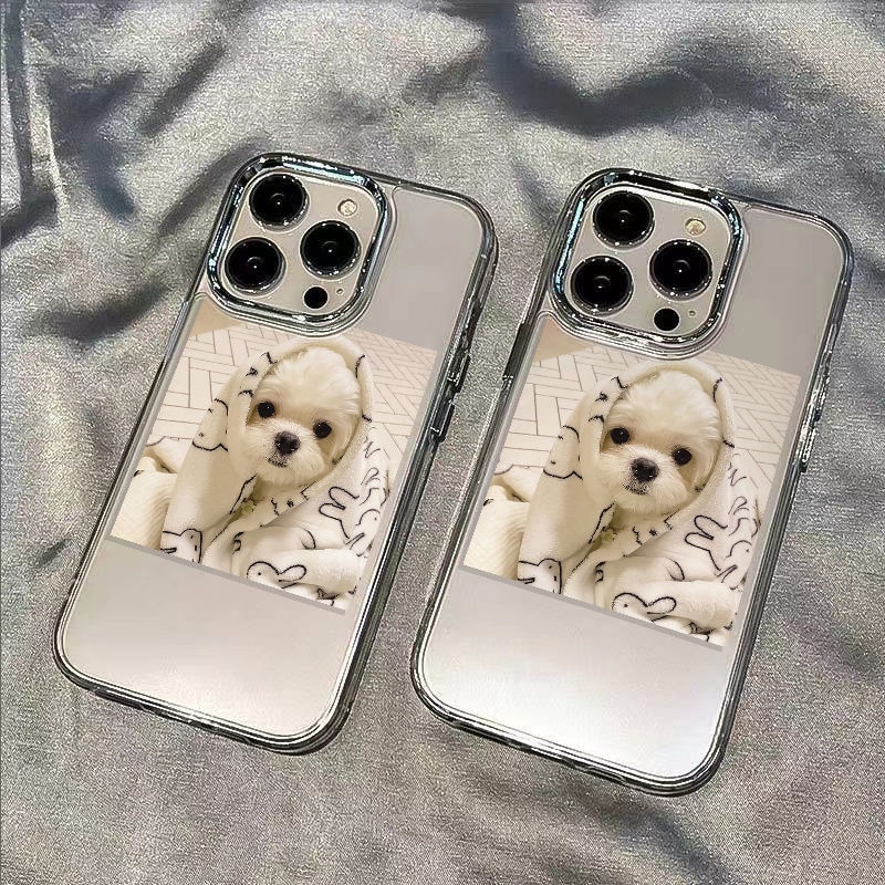 ✅Ốp Điện Thoại Dẻo Họa Tiết Chú Chó Dễ Thương Chống Sốc Cho Iphone plus max 714proiPhone12 / 11 8In 13