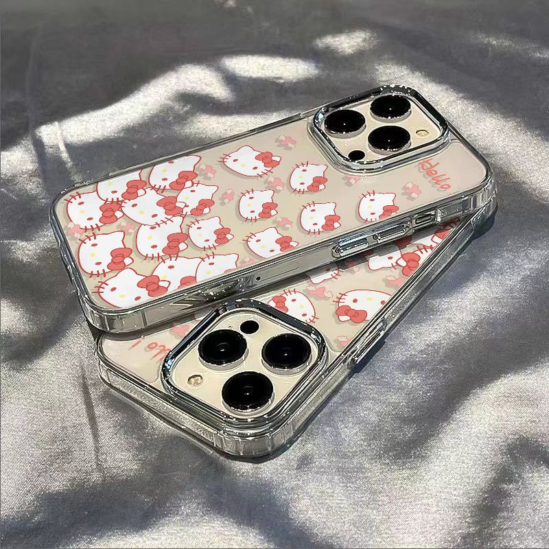 ✅Ốp Điện Thoại Dẻo Họa Tiết Hoạt Hình Mèo Kitty Dễ Thương Chống Sốc Cho Avatar 1114proplusmax / Apple Style 7iPhone1213 JE0H 8