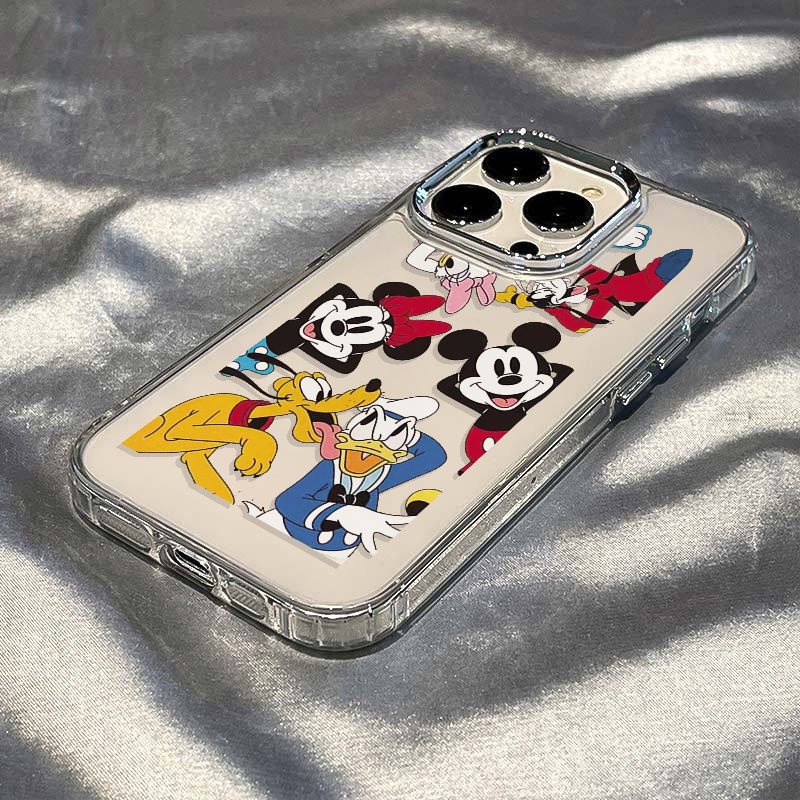 ✅Ốp Điện Thoại Mềm Chống Sốc In Hình Chuột Mickey Cho Iphone 11 / 1287 T8TZ max 1314pro