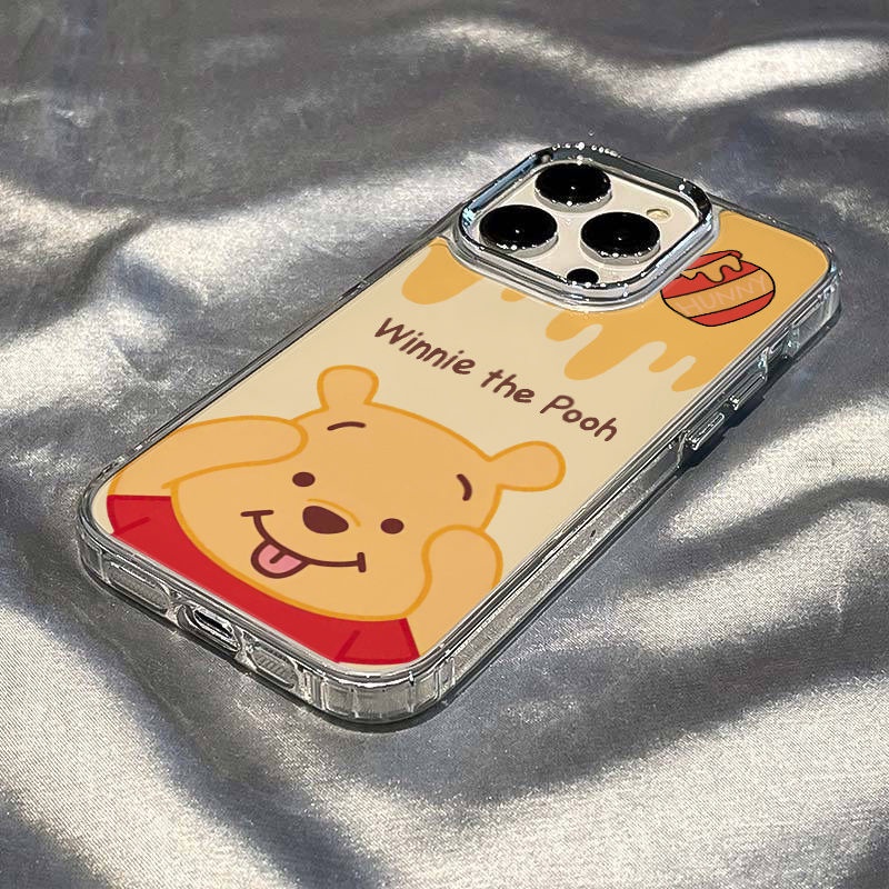 ✅Ốp Điện Thoại Mềm Chống Sốc In Hình Gấu Pooh Cho iPhone12max / xs13plus 14pro 87 11