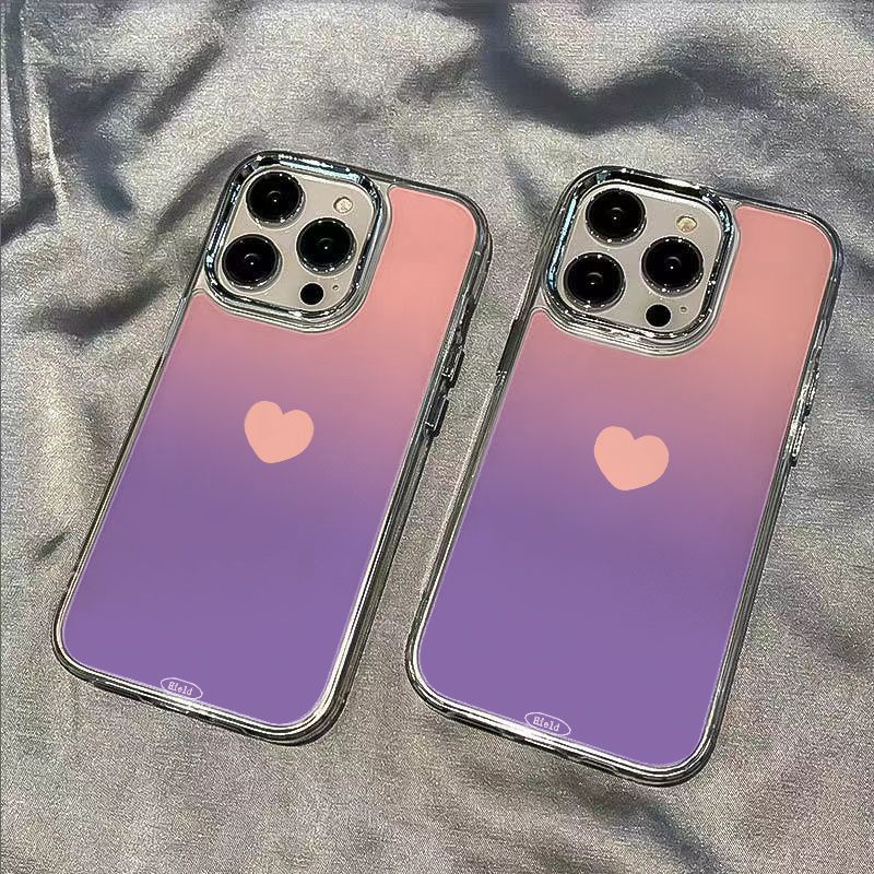 ✅Ốp Điện Thoại Mềm Chống Sốc Họa Tiết Trái Tim Cho Iphone 12 13 14 Pro 11 Max 87 Xw1