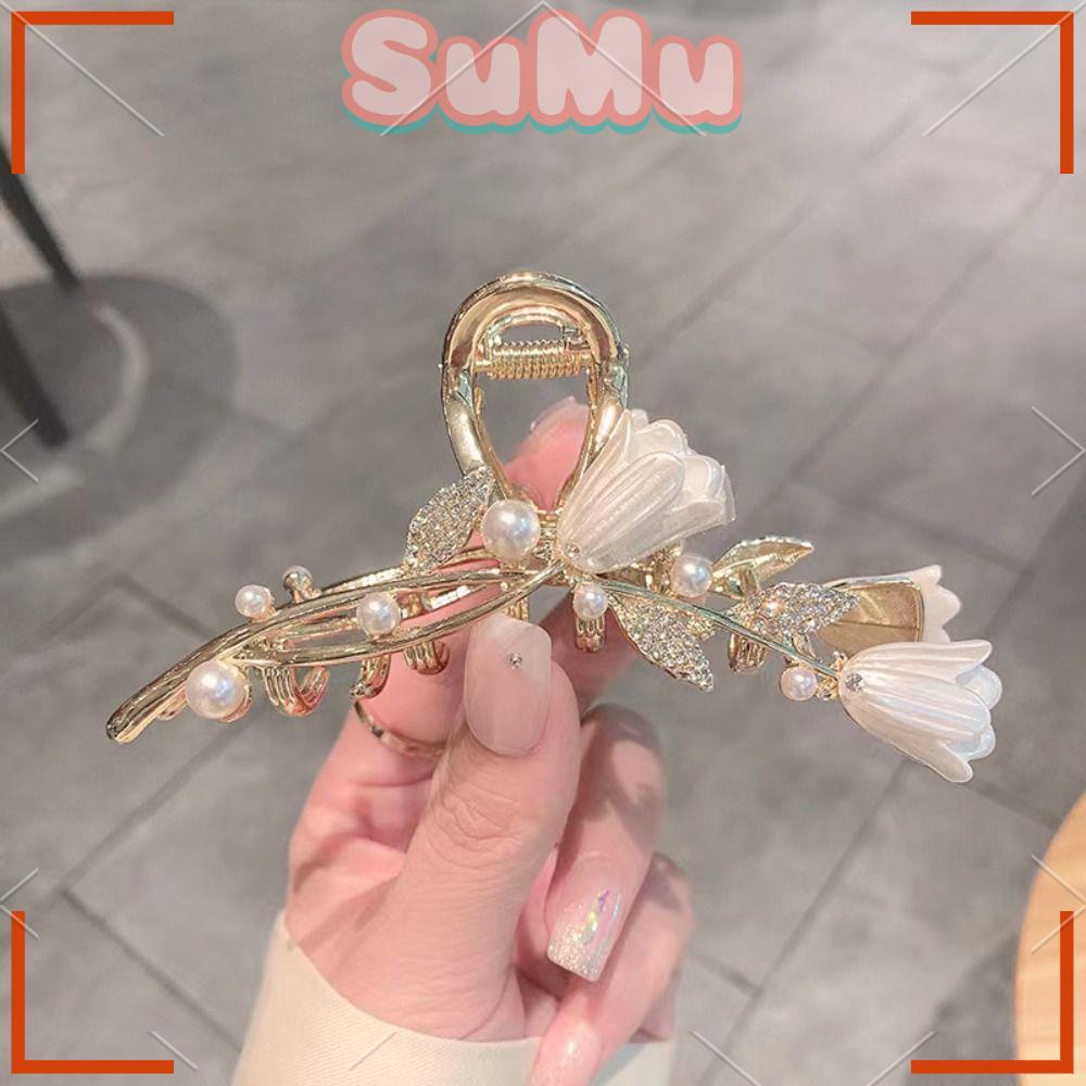 Kẹp Tóc Đuôi Ngựa Hình Hoa Tulip / Cá Mập Dễ Thương Cho Bé Gái