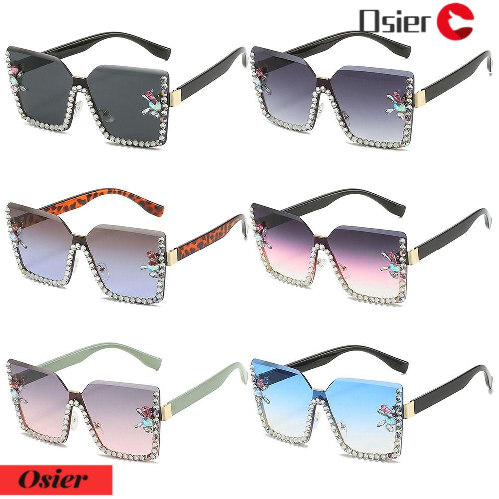 Kính Mát Thời Trang Không Gọng Oversized 1 Kiểu Vintage