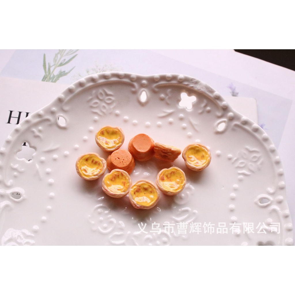 Mô hình Bánh mì phụ kiện trang trí charm slime mini | Mini House