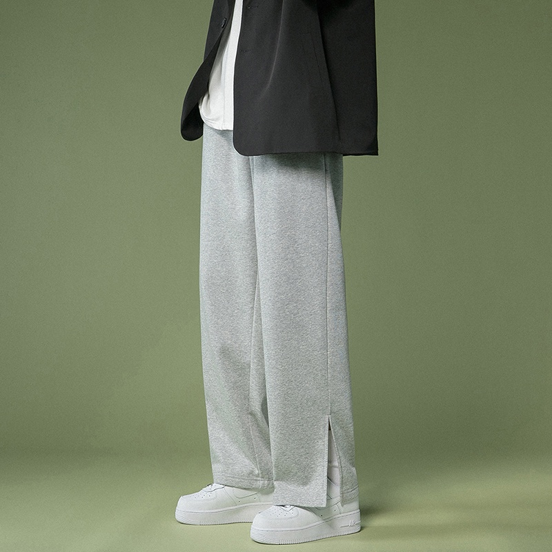 Quần Dài Ống Rộng Phong Cách Đường Phố Hàn Quốc Cá Tính Cho Nam