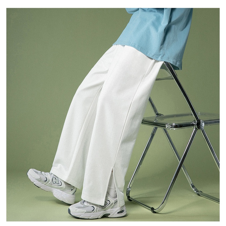 Quần Dài Ống Rộng Phong Cách Đường Phố Hàn Quốc Cá Tính Cho Nam