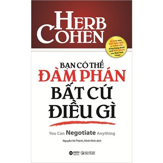 Sách - bạn có thể đàm phán bất cứ điều gì? 159k