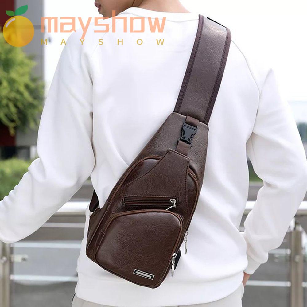 Túi Thể Thao Đeo Chéo Ngực Chất Liệu Da PU Chống Thấm Nước