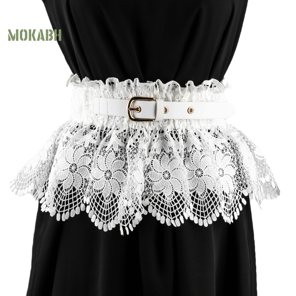 [Mok Abh] Thắt Lưng Thắt Nơ Co Giãn Màu Trơn Trang Trí Đám Cưới Dành Cho Nữ