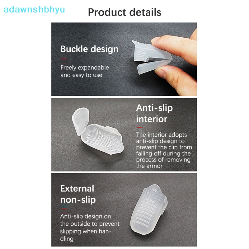 Set 5 Kẹp Ủ Tẩy Sơn Móng Tay Bằng Nhựa