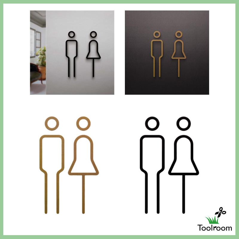 Bảng Kí Hiệu Toilet Nam Nữ Trọng Lượng Nhẹ
