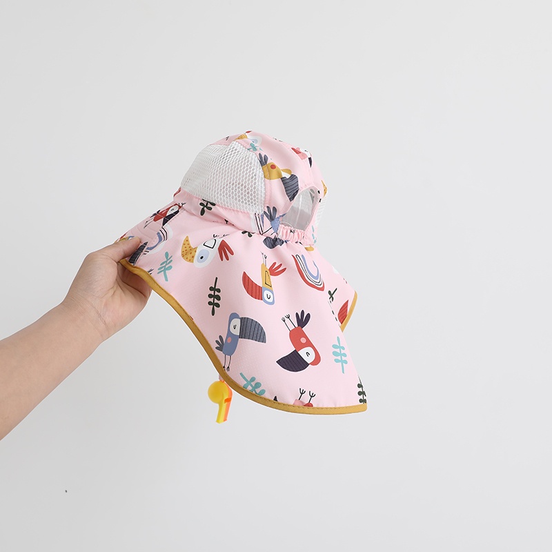 Nón Tai Bèo Vành Rộng Che Nắng Thời Trang Đi Biển Mùa Hè Cho Bé