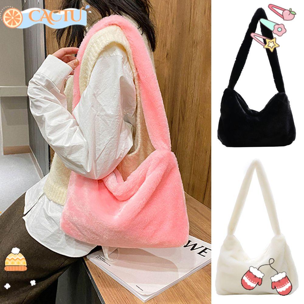 Túi Xách Đeo Vai Phủ Lông Mềm Mại Thời Trang Nữ Sành Điệu