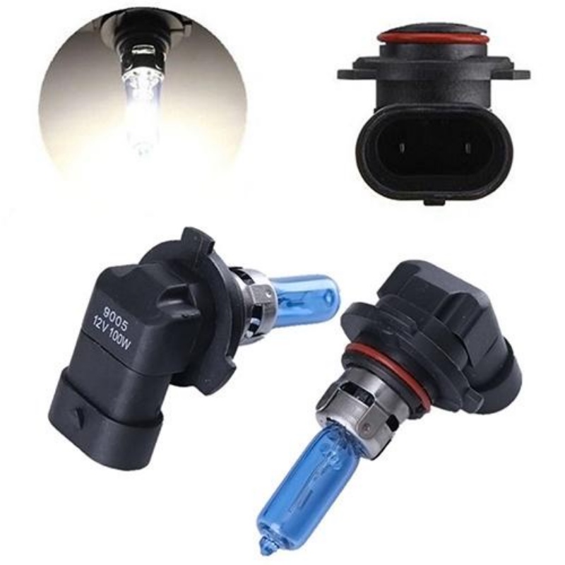 Bộ 2 Bóng Đèn Halogen Ánh Sáng Trắng 100W 12V 9005 / HB3 6000K