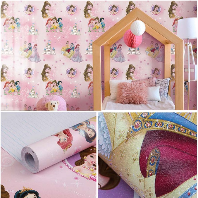 5 Mét Decal Giấy Dán Tường HOẠT HÌNH Khổ 45cm, Keo Sẵn