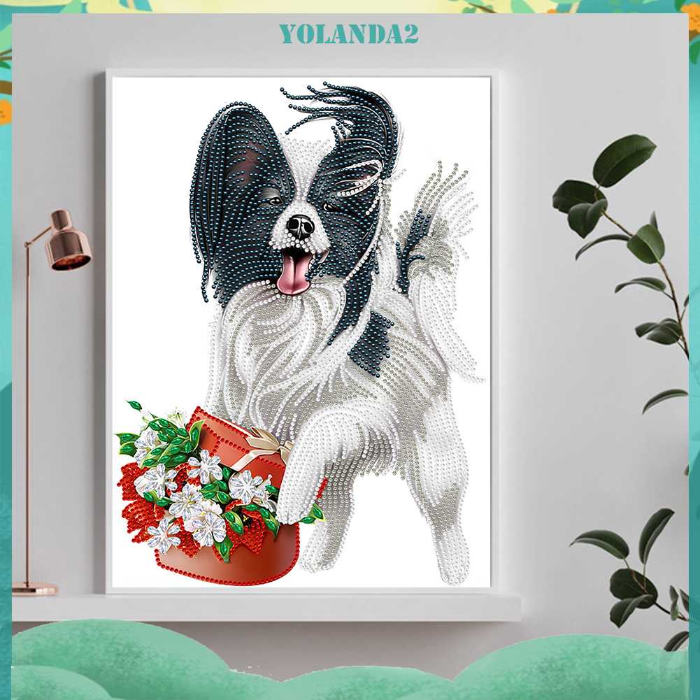 Bộ Tranh Đính Đá 5D Họa Tiết Động Vật Độc Đáo DIY Dùng Trang Trí Nhà Cửa