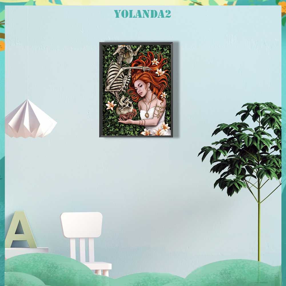 Tranh Đính Đá Kim Cương Toàn Bộ 5D DIY Hình Vẽ Nữ Thần Trang Trí Nhà Cửa