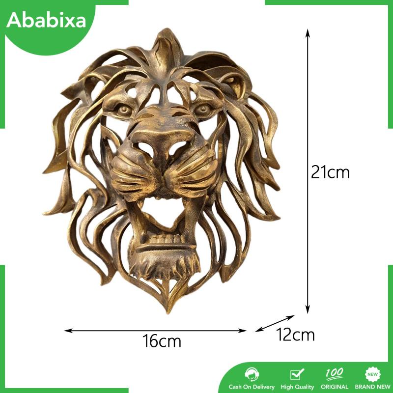 Tượng Đầu Sư Tử Treo Tường Trang Trí Nội Thất Phòng Ngủ